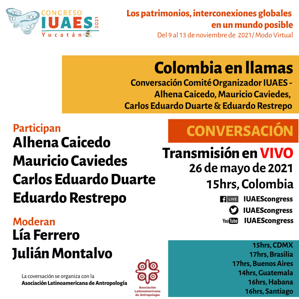 IUAES 26 Mayo Colombia en Llamas