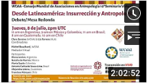 Latinoamérica insurrección y antropología